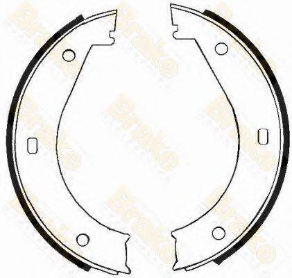 BRAKE ENGINEERING SH2300 Комплект гальмівних колодок, стоянкова гальмівна система