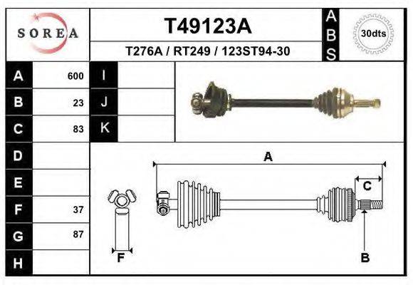 EAI T49123A Приводний вал