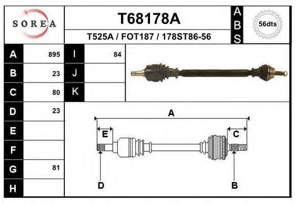 EAI T68178A Приводний вал