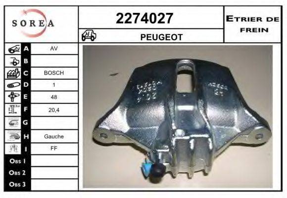 EAI 2274027 Гальмівний супорт