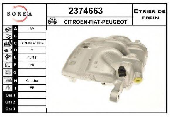 EAI 2374663 Гальмівний супорт