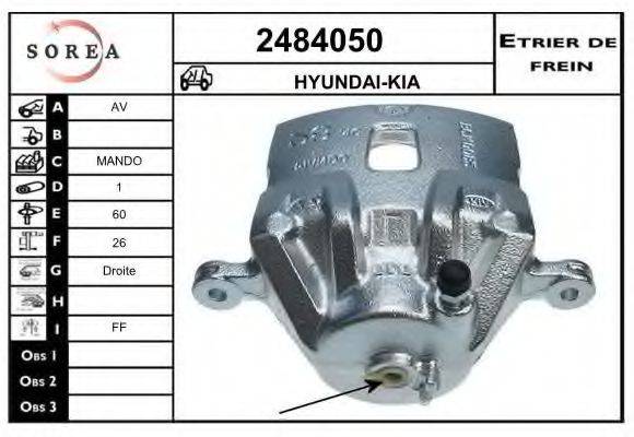 EAI 2484050 Гальмівний супорт