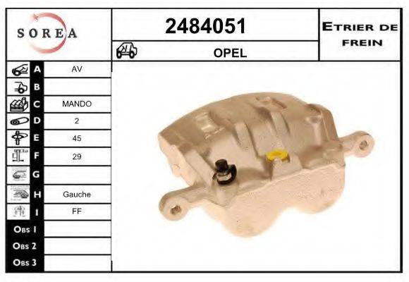 EAI 2484051 Гальмівний супорт