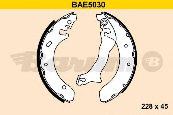 BARUM BAE5030 Комплект гальмівних колодок