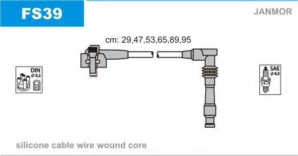 JANMOR FS39 Комплект дротів запалювання