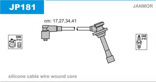 JANMOR JP181 Комплект дротів запалювання