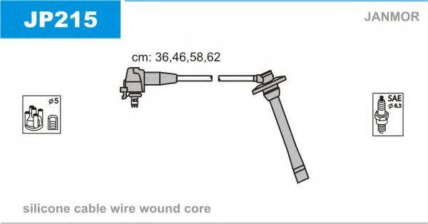JANMOR JP215 Комплект дротів запалювання