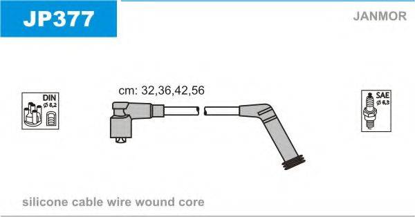 JANMOR JP377 Комплект дротів запалювання