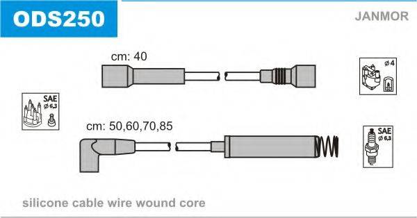 JANMOR ODS250 Комплект дротів запалювання
