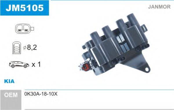 JANMOR JM5105 Котушка запалювання