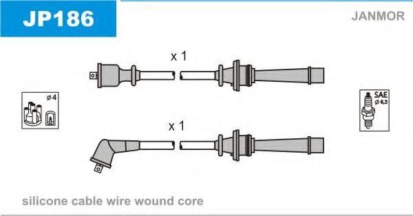 JANMOR JP186 Комплект дротів запалювання