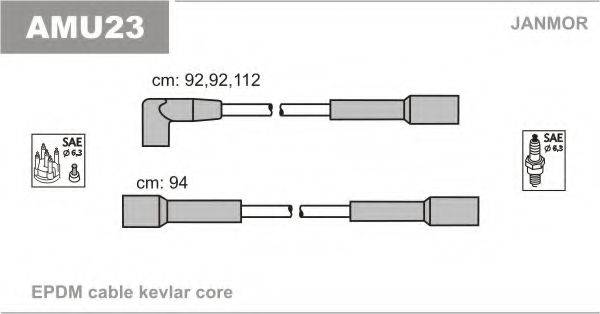 JANMOR AMU23 Комплект дротів запалювання