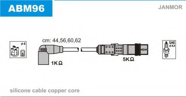 JANMOR ABM96 Комплект дротів запалювання