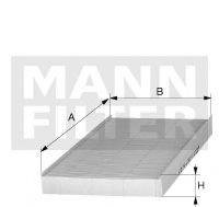 MANN-FILTER CU22019 Фільтр, повітря у внутрішньому просторі