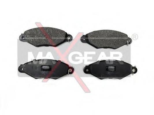 MAXGEAR 190555 Комплект гальмівних колодок, дискове гальмо