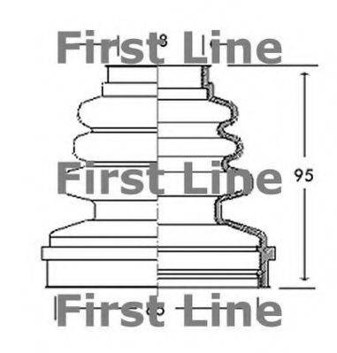 FIRST LINE FCB2737 Пильовик, приводний вал