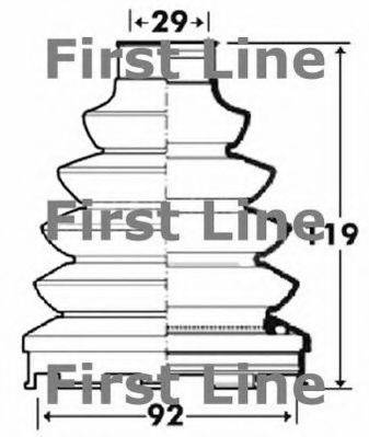 FIRST LINE FCB2919 Пильовик, приводний вал