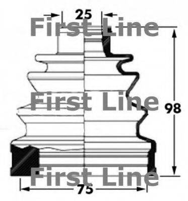 FIRST LINE FCB6031 Пильовик, приводний вал