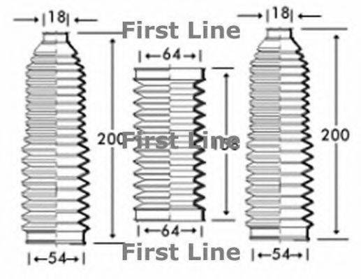 FIRST LINE FSG3221 Пильовик, рульове управління