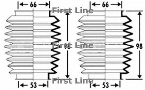 FIRST LINE FSG3265 Пильовик, рульове управління