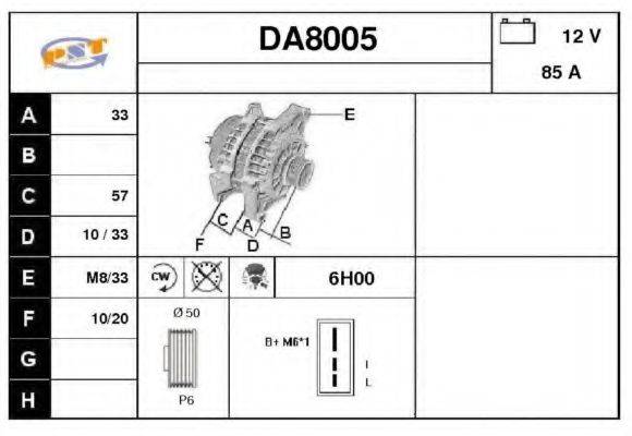 SNRA DA8005 Генератор