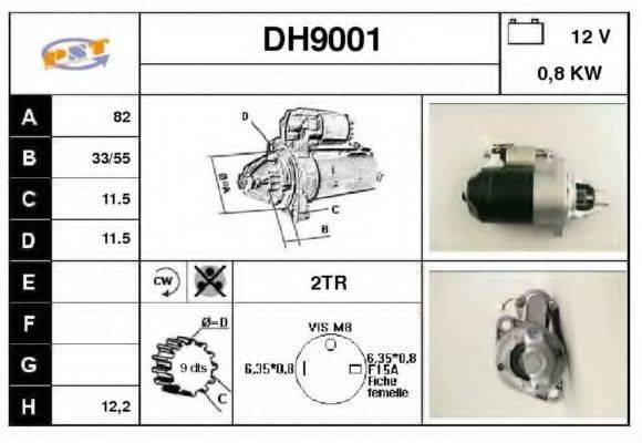 SNRA DH9001 Стартер