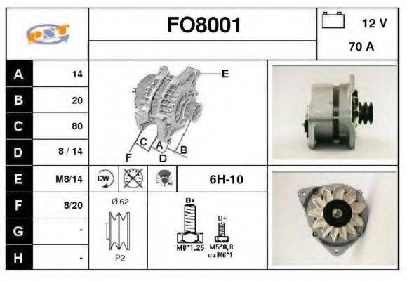 SNRA FO8001 Генератор