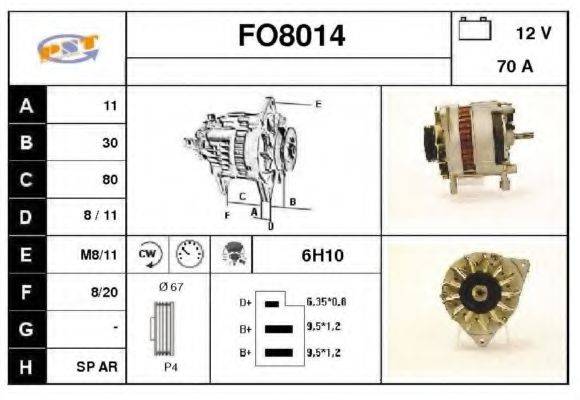 SNRA FO8014 Генератор