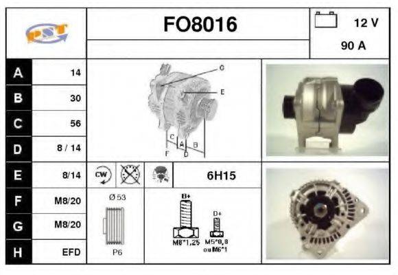 SNRA FO8016 Генератор