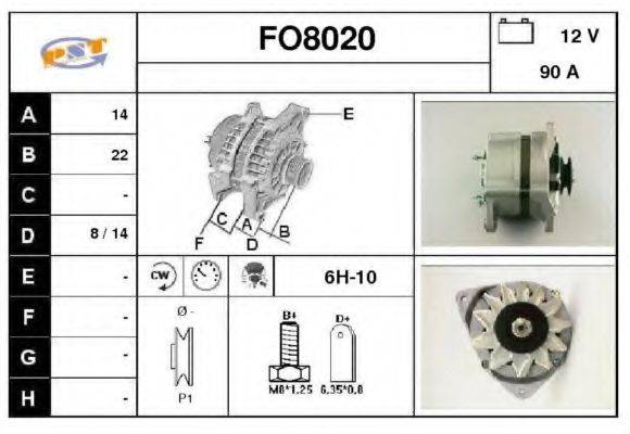 SNRA FO8020 Генератор