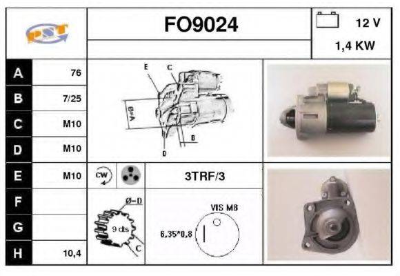 SNRA FO9024 Стартер