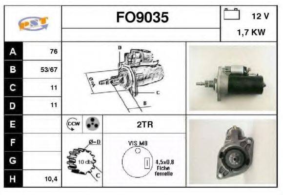 SNRA FO9035 Стартер