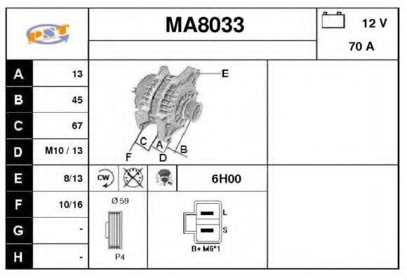 SNRA MA8033 Генератор