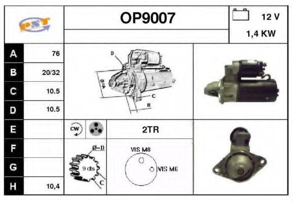 SNRA OP9007 Стартер