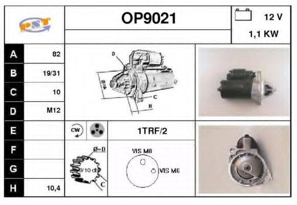 SNRA OP9021 Стартер