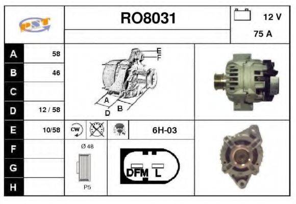 SNRA RO8031 Генератор