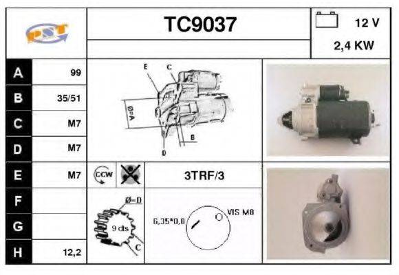 SNRA TC9037 Стартер