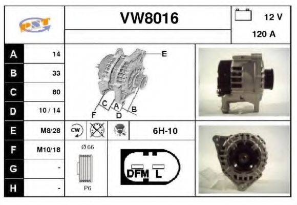 SNRA VW8016 Генератор