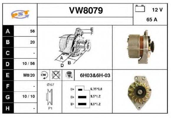 SNRA VW8079 Генератор