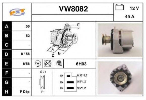 SNRA VW8082 Генератор