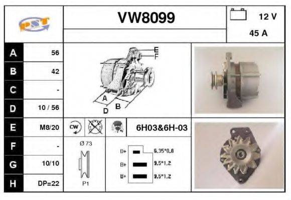 SNRA VW8099 Генератор