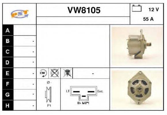 SNRA VW8105 Генератор