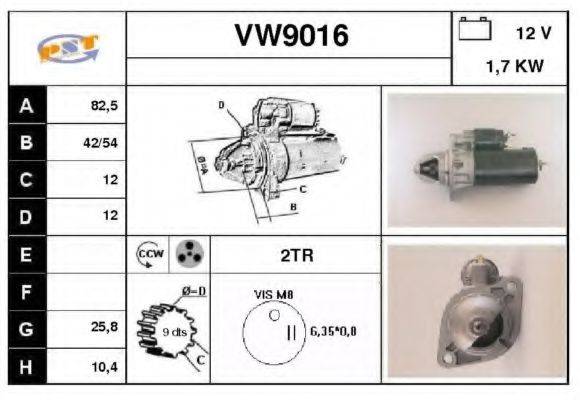 SNRA VW9016 Стартер