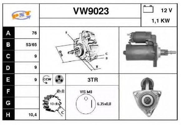 SNRA VW9023 Стартер