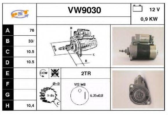 SNRA VW9030 Стартер