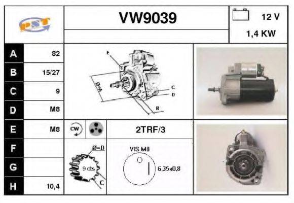 SNRA VW9039 Стартер