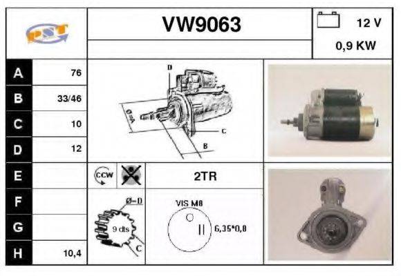 SNRA VW9063 Стартер