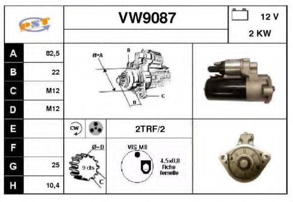 SNRA VW9087 Стартер