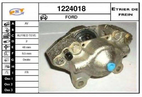 SNRA 1224018 Гальмівний супорт