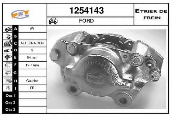 SNRA 1254143 Гальмівний супорт